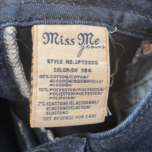 Miss Me Sequence Jeans Signature Super Skinny, Size 29 - Picture 8 of 8